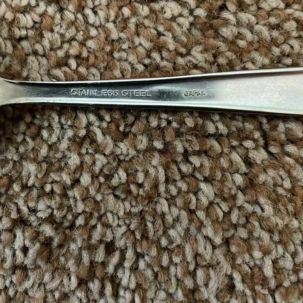 VTG Nasco Stainless Steel Swirl Handle teaspoon Japan